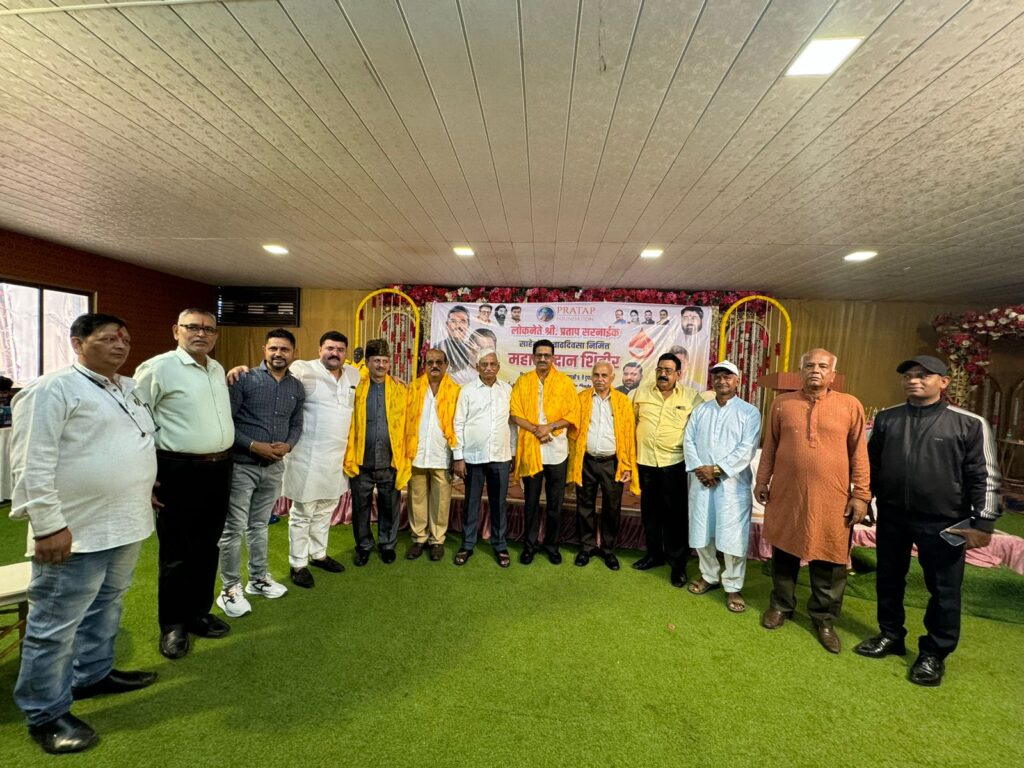 शिवसेना विधायक प्रताप सरनाईक के जन्मदिन पर महारक्तदान शिविर संपन्न