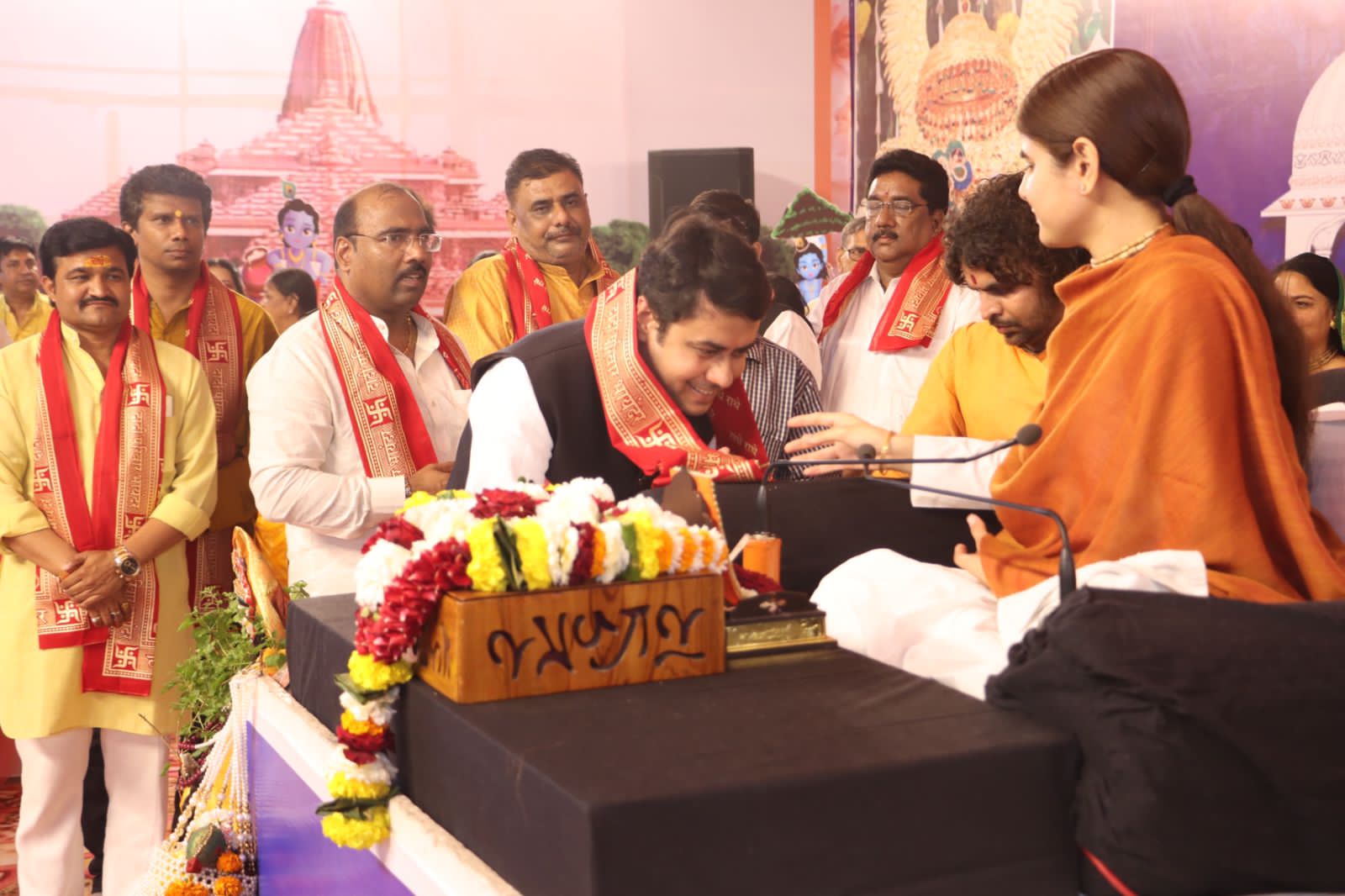 भायंदर में देवी चित्रलेखा की भागवत कथा का भव्य समापन