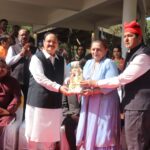 जेपी नड्डा ने किया 18 प्रभावशाली व्यक्तियों की मूर्तियों का अनावरण