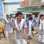राष्ट्रीय सेवा योजना के विद्यार्थियों ने सफाई करके दिया पर्यावरण स्वच्छता का संदेश