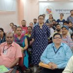 प्रशिक्षणार्थियों ने जन्म एवं मृत्यु रजिस्ट्रेशन का लिया प्रशिक्षण