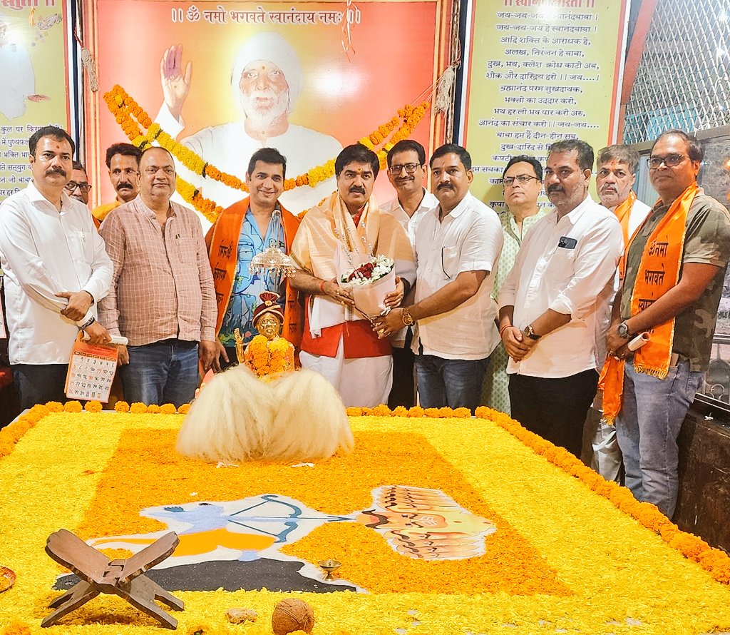 स्वानंद बाबा आश्रम में नवरात्रौत्सव का भव्य आयोजन