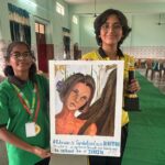 पेंटिंग स्पर्धा में स्वेधा यादव को जनपद में मिला पहला स्थान