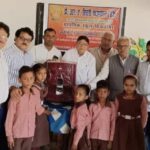 डॉ.आर.ए.तिवारी फाउंडेशन द्वारा विद्यालय में जलशोधन संयंत्र की स्थापना