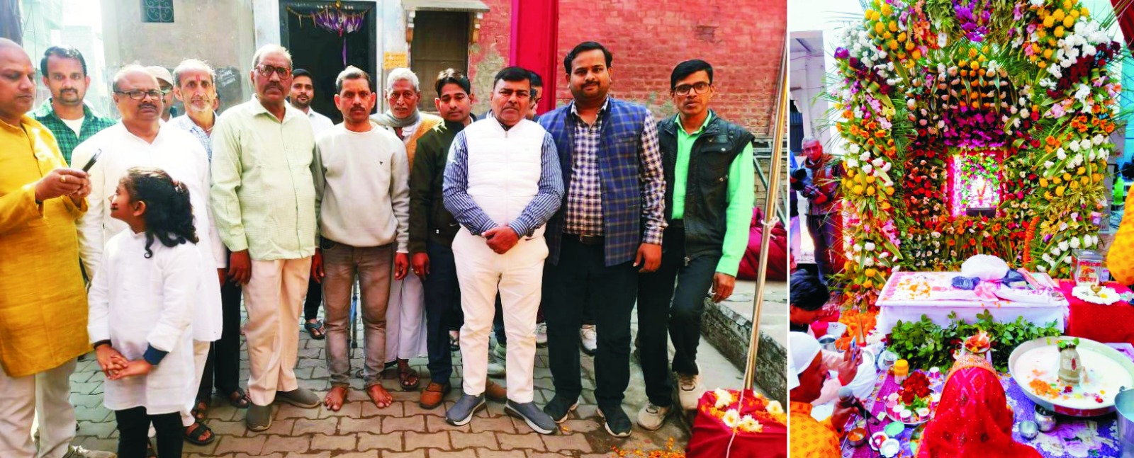 धूमधाम से मनाया गया श्री महामाया मंदिर का प्रथम श्रृंगार महोत्सव