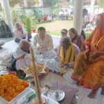 नारायण ज्ञान धाम में धूमधाम से मनाई गई सरस्वती पूजा