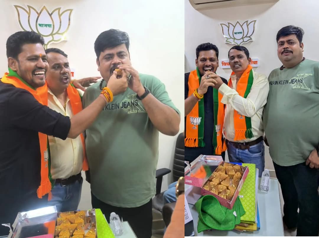 दिल्ली विधानसभा चुनाव की जीत का मनाया गया जश्न