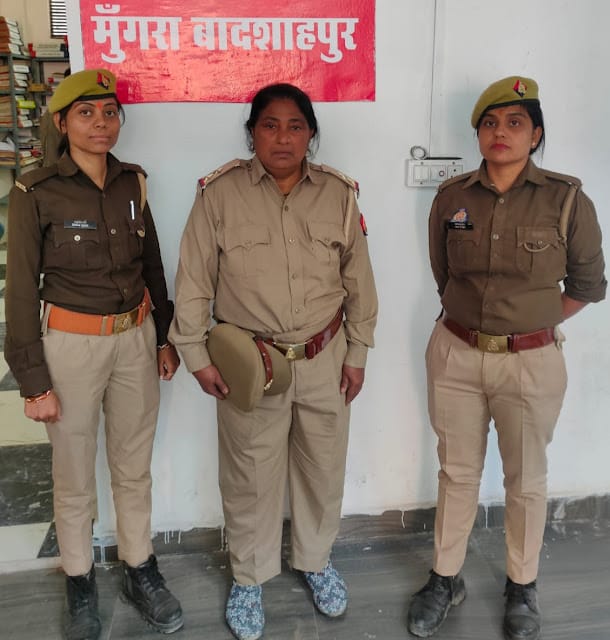 जौनपुर में महिला बनी नकली दरोगा, नूरजहां को किया गया गिरफ्तार