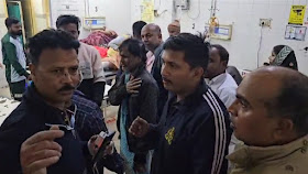 प्रयागराज को जाने वाली डबल डेकर बस और सूमो हुई सड़क हादसे का शिकार