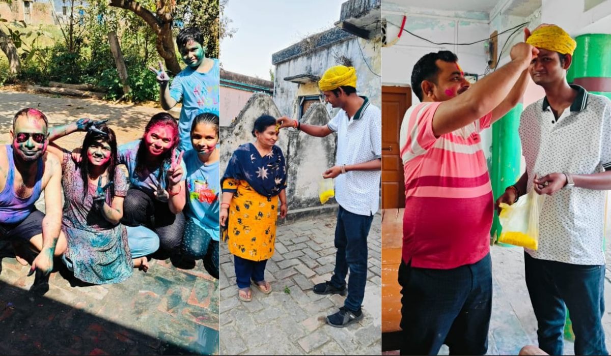 धूमधाम से मनाया गया रंगों का त्यौहार होली, जमकर उड़े गुलाल