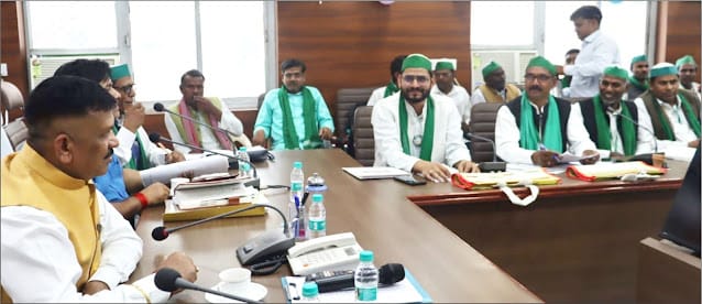 किसानों की समस्याओं पर गौर दे कर निस्तारण किया जाय