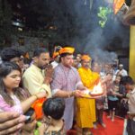 श्री घंटेश्वर हनुमान मंदिर को बचाने के लिए महाआरती