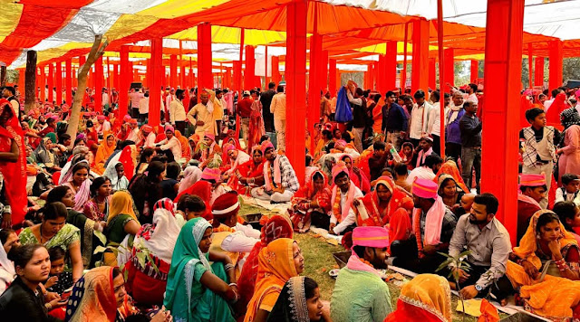 जौनपुर में सी एम की उपस्थियों में करा दी गयी भाई-बहन की शादी!