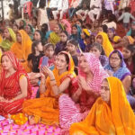 उटरुकला गांव में चल रही नौ दिवसीय रामकथा के अंतिम दिन उमड़ी भक्तों की भीड़