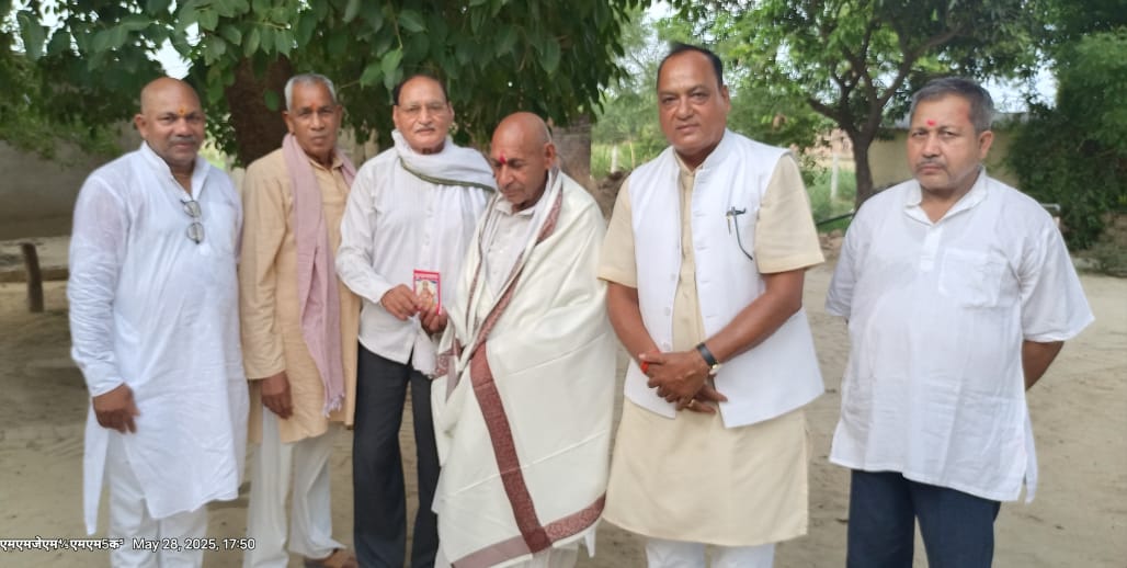 संस्कृत के प्रकांड विद्वान परमानंद तिवारी का समरस फाउंडेशन ने किया सम्मान