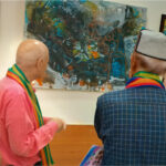 कुल्लू में प्रदर्शित की गई पंकज तिवारी की कलाकृति