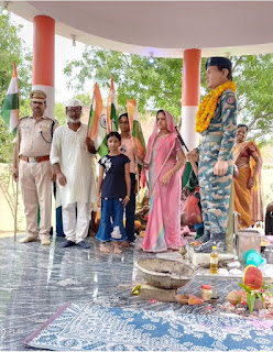 जौनपुर के शहीद सपूत को श्रद्धा-सुमन अर्पित