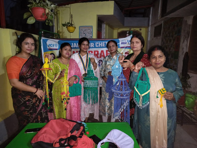 जेसीआई चेतना संस्था के तत्वावधान में त्रिदिवसीय हैंड क्राफ्ट प्रशिक्षण कार्यक्रम का शुभारंभ