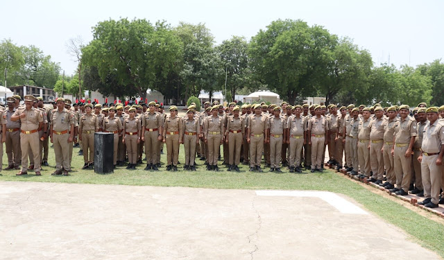 पुलिस लाइन में डीएम , एसपी की अध्यक्षता में हुआ वॉर टाइम मॉक ड्रिल