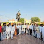 कार्यकर्ताओं समेत भाजपा मंत्री ने महा राणा प्रताप को किया नमन