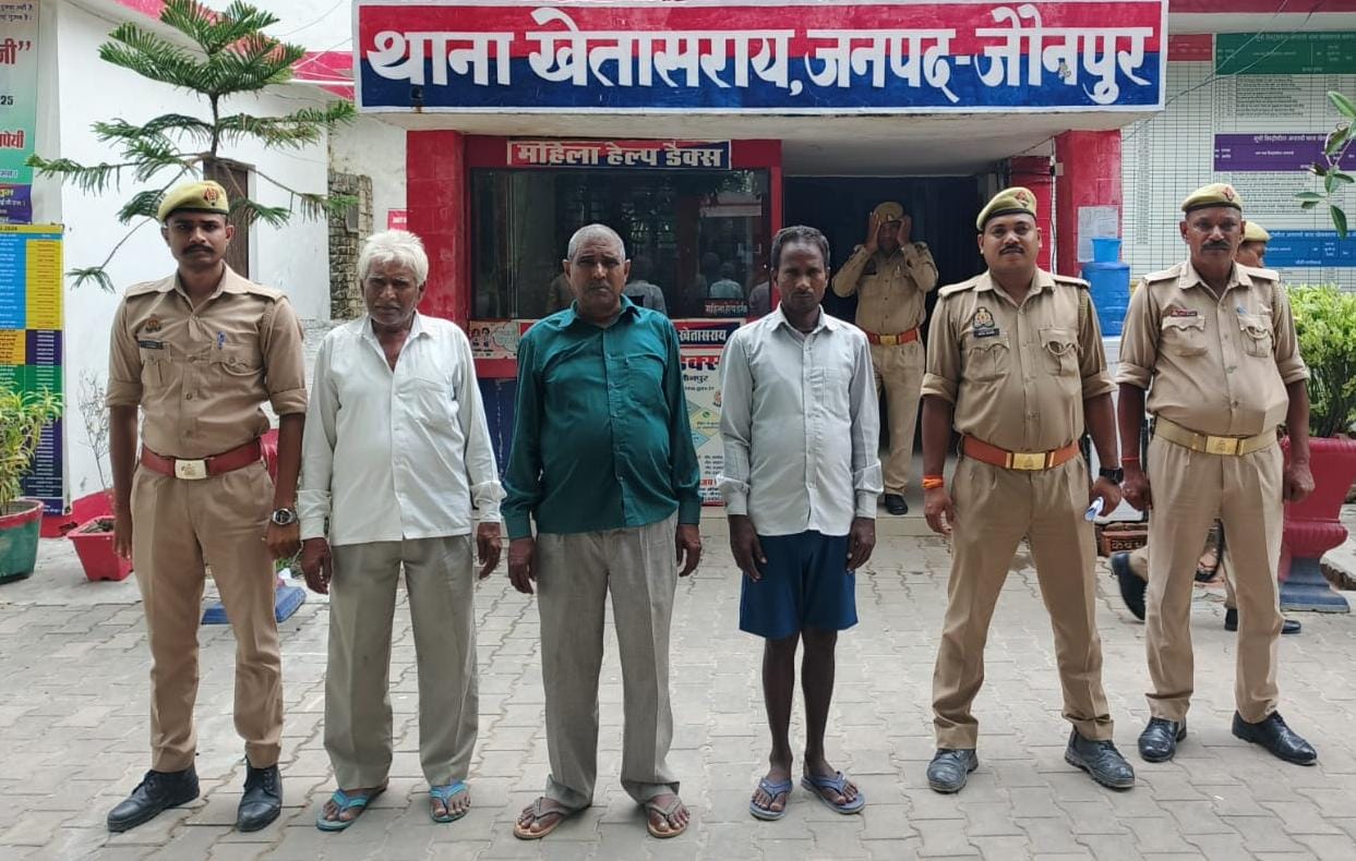 कोर्ट में पेशी से गैर हाजिर चल रहे तीन वारंटी गिरफ्तार