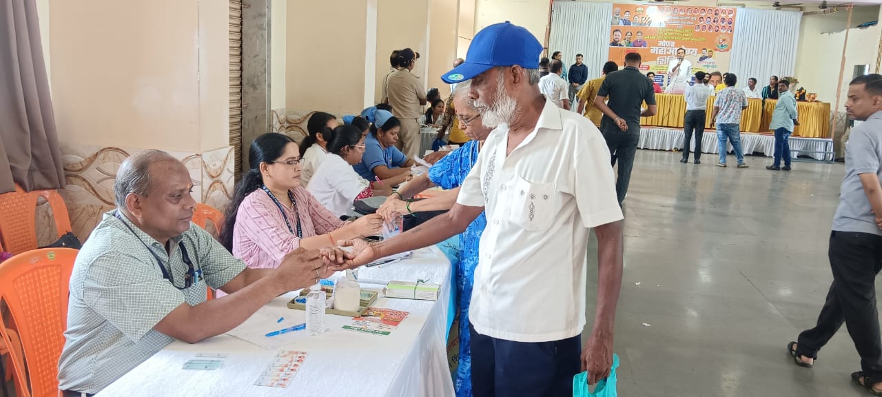 मनपा द्वारा आयोजित मुख्यमंत्री मुफ्त चिकित्सा शिविर सम्पन्न