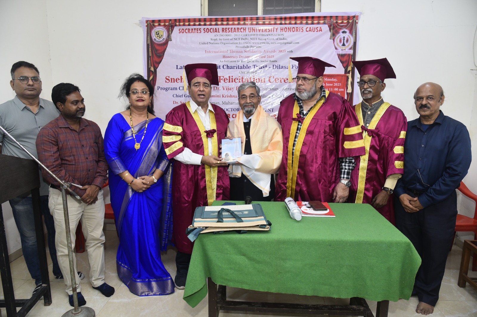 कल्याण में मानद डॉक्टरेट पदवीदान और सम्मान समारोह सम्पन्न 