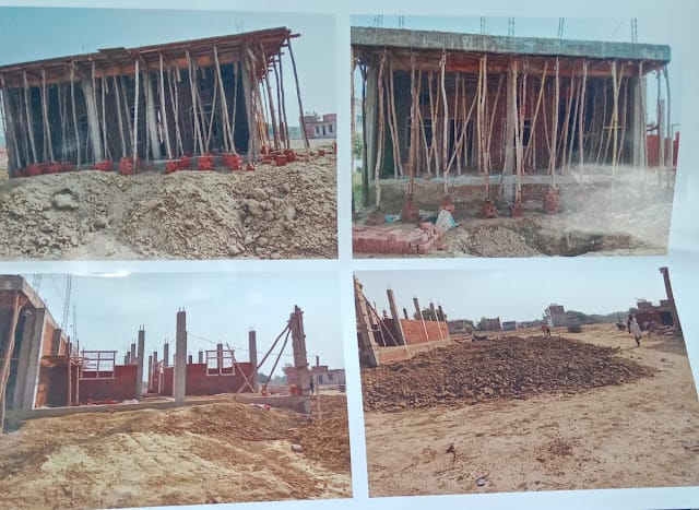 दरखास्त पर दरखास्त देने से भी नहीं रुक रहा निर्माण कार्य