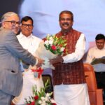 केंद्रीय शिक्षामंत्री और मुख्यमंत्री के साथ उद्घाटन समारोह में शामिल हुए कृपाशंकर सिंह