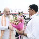 मुंबई की यात्रा पर आए अमित शाह का कृपाशंकर ने किया स्वागत