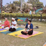 लोहिया पार्क में पतंजलि योग समिति ने कराया प्रशिक्षण, योग शिक्षकों ने लिया संकल्प