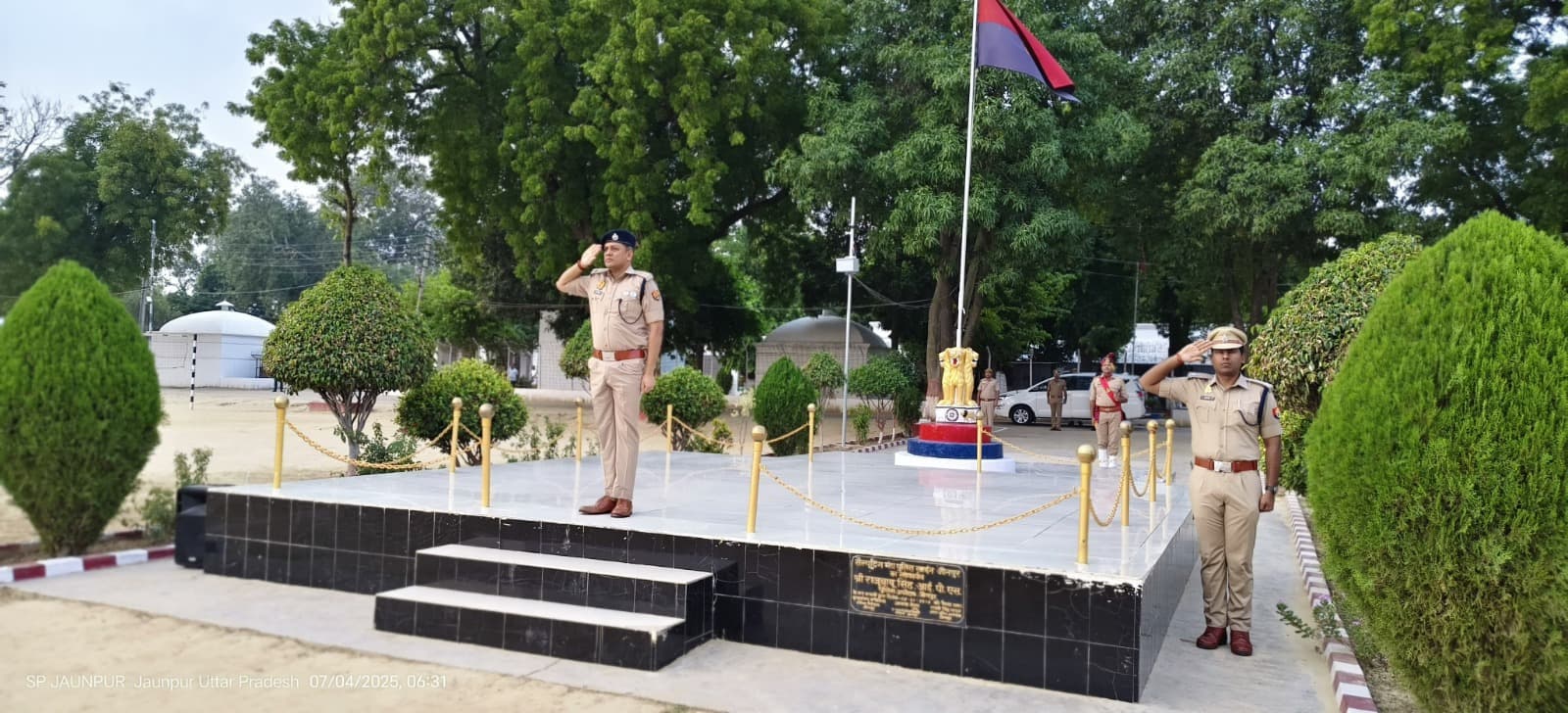 एसपी ने पुलिस लाइन परेड में ली सलामी, किया व्यापक निरीक्षण