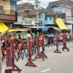 *मुंगराबादशाहपुर में कांवड़ यात्रा को लेकर की गई बैरिकेडिंग,* 