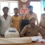 दो चोर गिरफ्तार चोरी का वीडियो कैमरा बरामद 