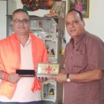 राहुल एजुकेशन ने किया वरिष्ठ पत्रकार अनिल तिवारी का सम्मान