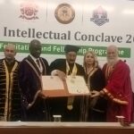 पत्रकार मुन्ना त्रिपाठी को पत्रकारिता में डॉक्टरेट की उपाधि से सम्मानित किया गया