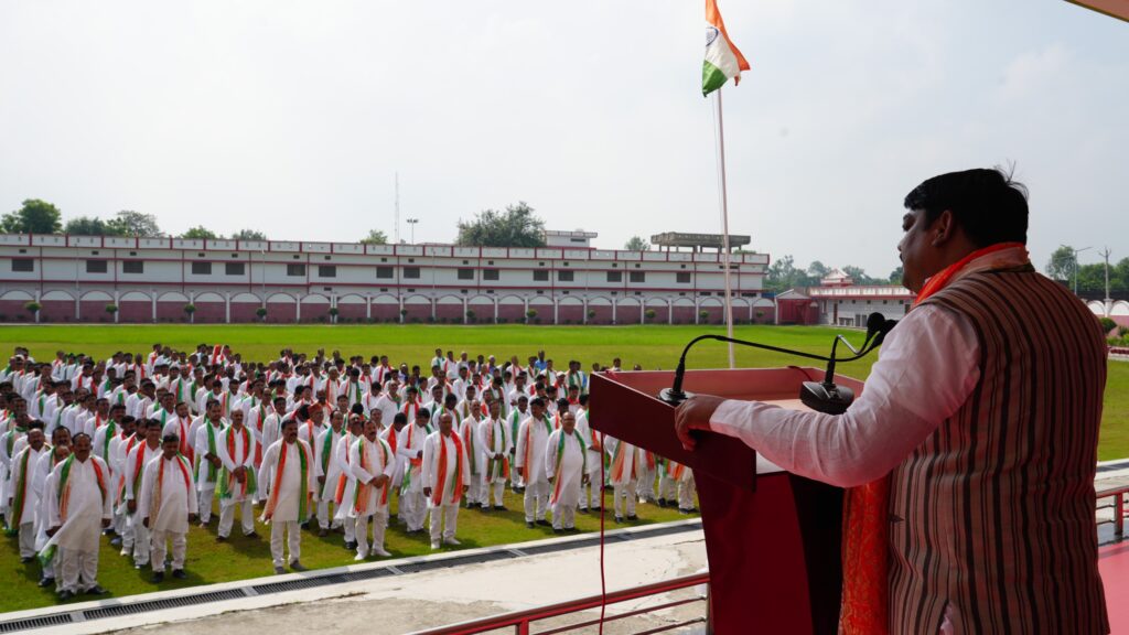 79वें स्वतंत्रता दिवस पर श्री विश्वनाथ ग्रुप ऑफ इंस्टीट्यूशंस में धूमधाम से मनाया गया उत्सव