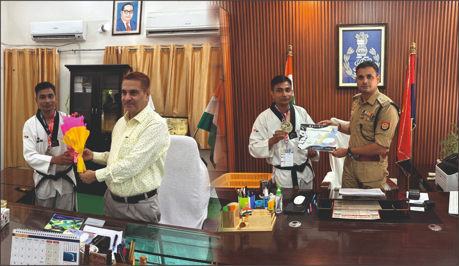 रवि सिंह ने थाईलैंड में जीता ब्रॉन्ज़ मेडल, जिलाधिकारी और पुलिस अधीक्षक ने किया सम्मानित |