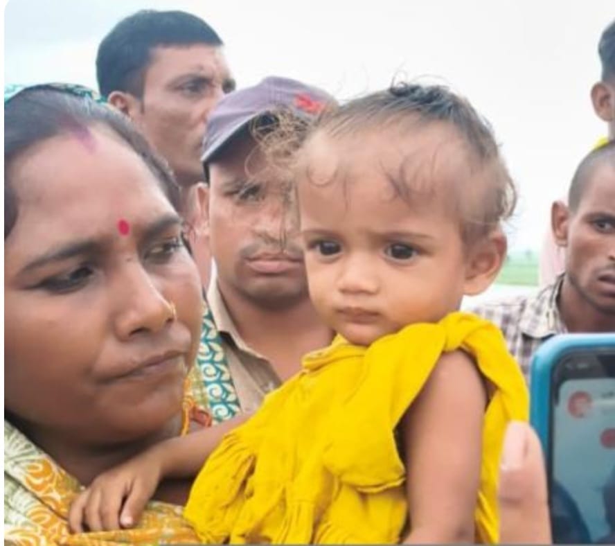 *एक वर्ष की मासूम बच्ची को छोड़ महिला ने नदी मे लगाई छलांग* 