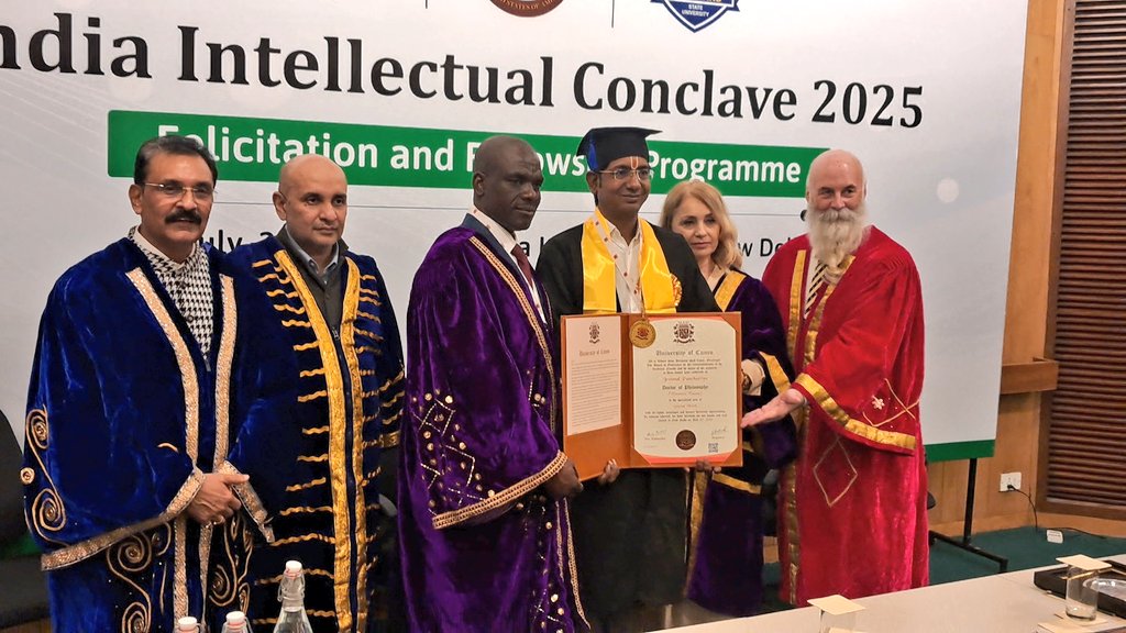 वरिष्ठ समाजसेवी श्री जीतमल पंचारिया मानद पीएचडी की उपाधि से सम्मानित