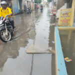 वीआईपी कालोनियों में भारी जल जमाव ,