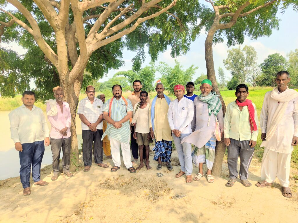 तरहठी हेमापुर गांव में मनाई गई गांधी जयंती