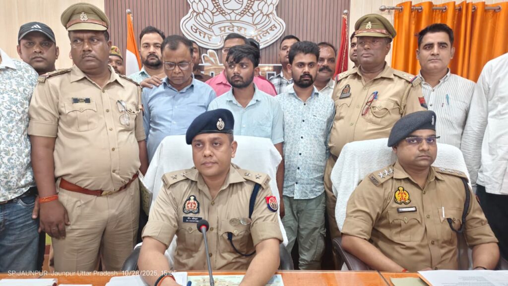 जौनपुर पुलिस की बड़ी कार्रवाई: अंतर्राज्यीय MDMA गैंग के 3 तस्कर गिरफ्तार, लगभग एक करोड़ की ड्रग्स सामग्री बरामद