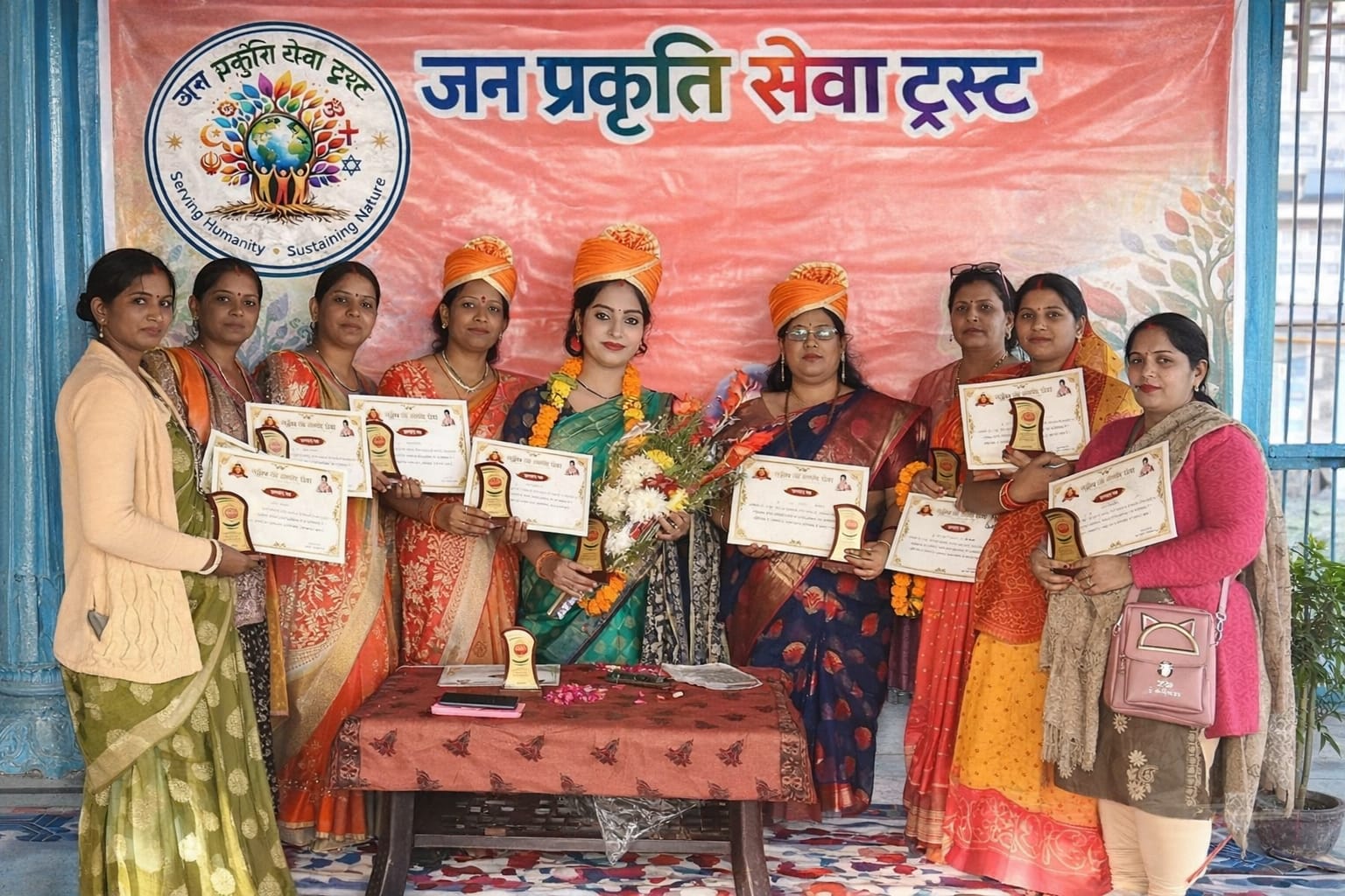 वाराणसी में जन प्रकृति सेवा ट्रस्ट की महत्वपूर्ण बैठक संपन्न