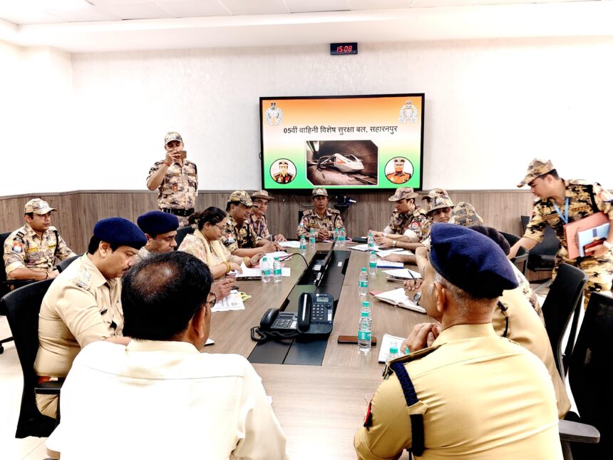 उत्तर प्रदेश विशेष सुरक्षा बल के सेनानायक ने किया मेरठ में सुरक्षा व्यवस्था का सघन निरीक्षण