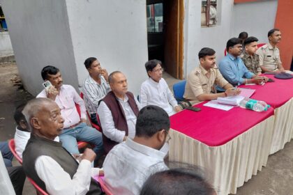 रामनवमी, ईद और चैती दुर्गा पूजा को लेकर जोगता थाना में शांति समिति की बैठक