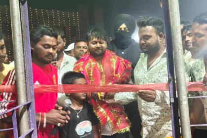 सिजुआ में चैती दुर्गा पूजा का शुभारंभ, डिप्टी मेयर अरुण चौहान ने किया उद्घाटन