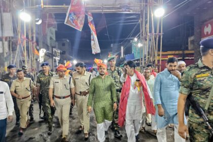 रामनवमी पर अलर्ट रहा प्रशासन, डीसी-एसएसपी ने रातभर किया निरीक्षण