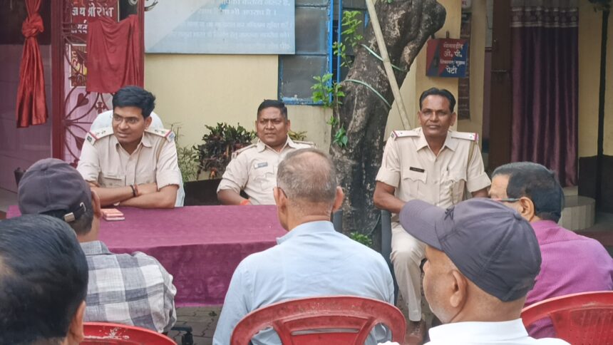 रामनवमी को लेकर सोनारडीह ओपी में शांति समिति की बैठक, पुलिस-जनता ने मिलकर दिया सौहार्द का संदेश