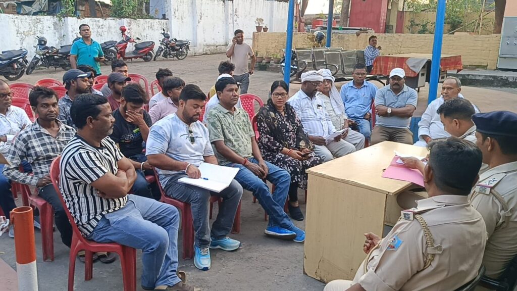 तेतुलमारी थाना में रामनवमी को लेकर शांति समिति की बैठक, सौहार्दपूर्ण माहौल में पर्व मनाने की अपील